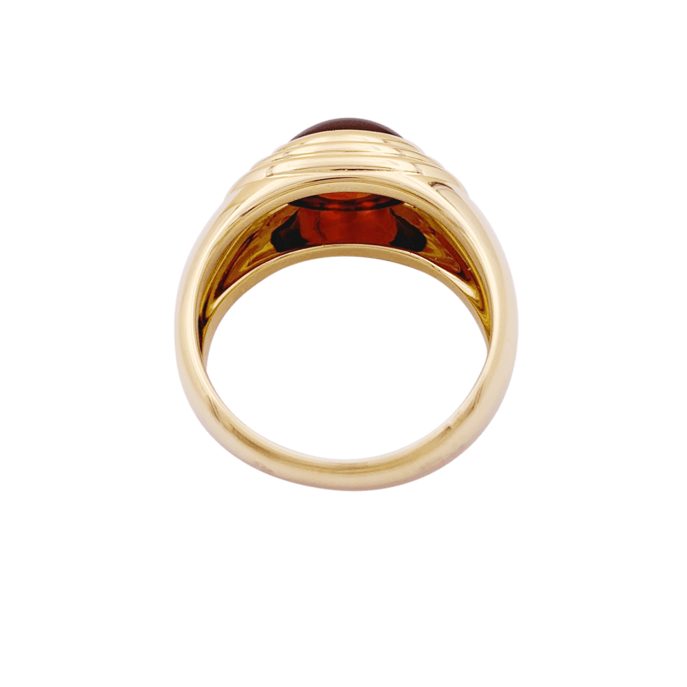 Bague Boucheron, "Jaïpur", or jaune, grenat.