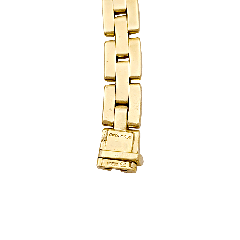 Collier Cartier, "Etrier", or jaune, diamants. - Maison Eloe