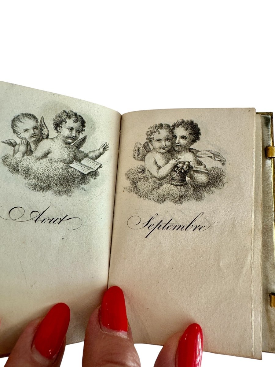 Charles X Period Dance Card Mother of Pearl and Gilt Bronze