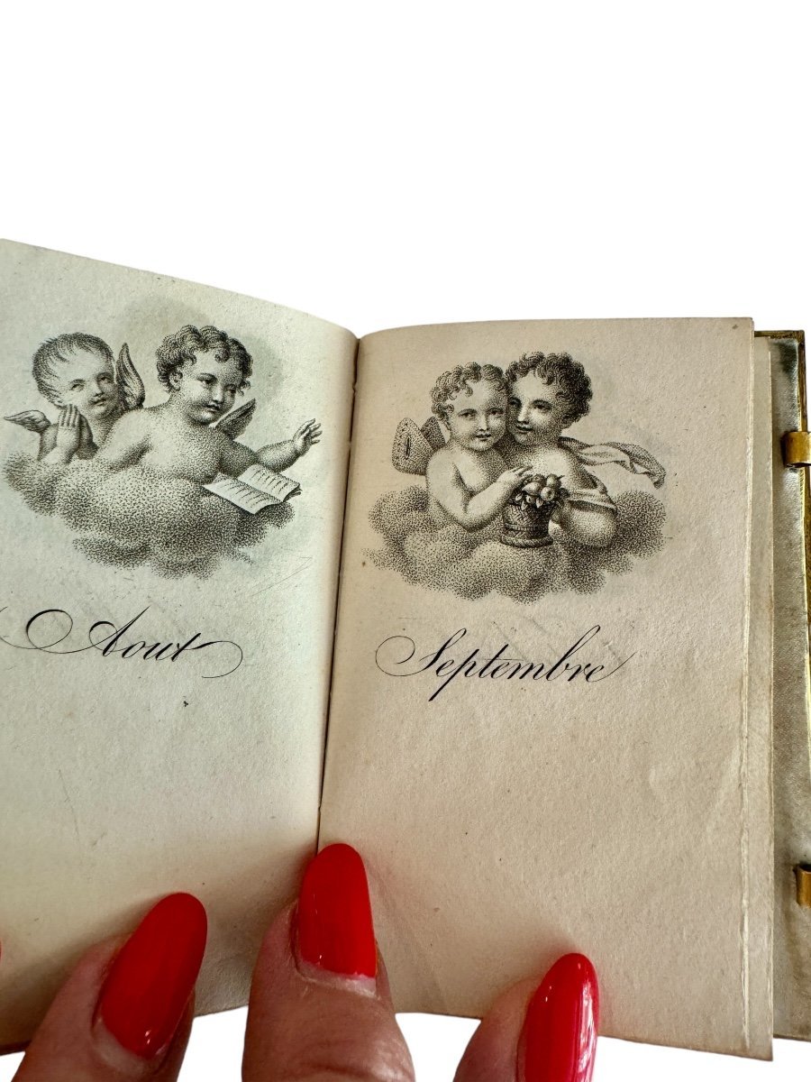 Carnet De Bal d'époque Charles X Nacre et Bronze doré - Maison Eloe