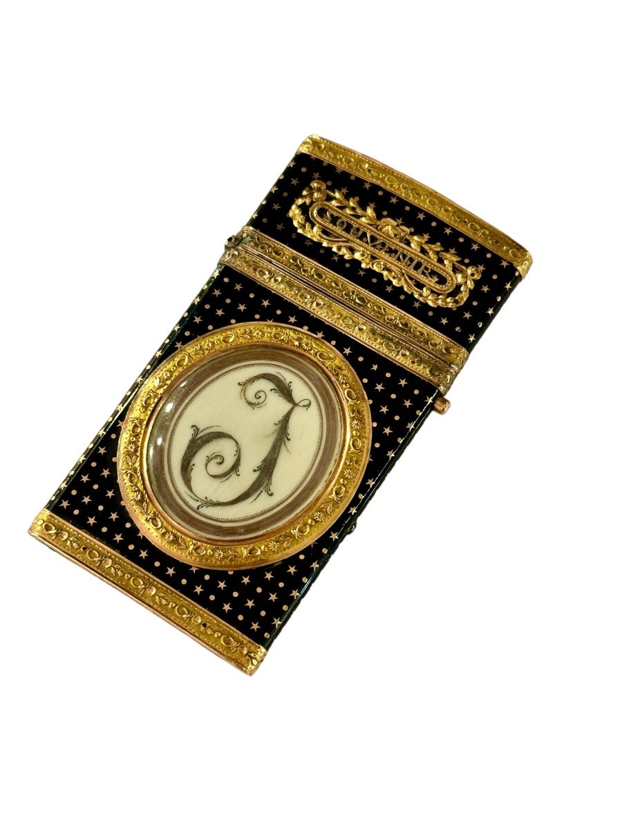 Carnet de Bal, Ecaille, Or Epoque Louis XVI