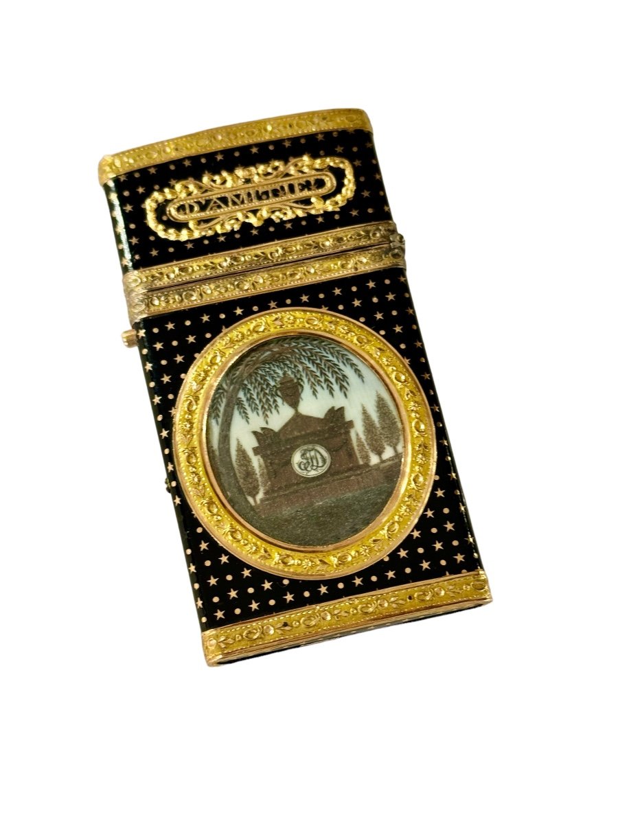 Carnet de Bal, Ecaille, Or Epoque Louis XVI