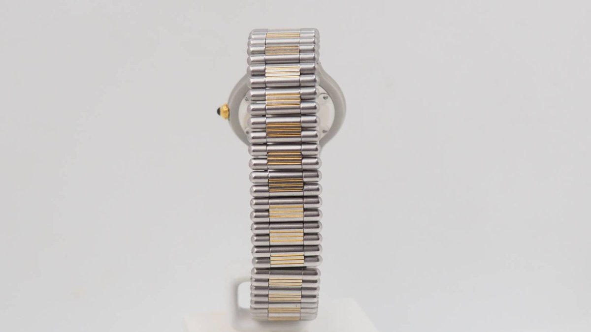 Cartier, Montre Must 21 acier plaqué Or - Maison Eloe