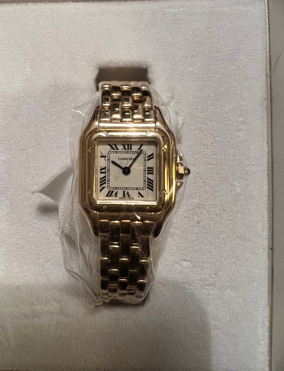 Montre Cartier "Panthère" en Or sur Or