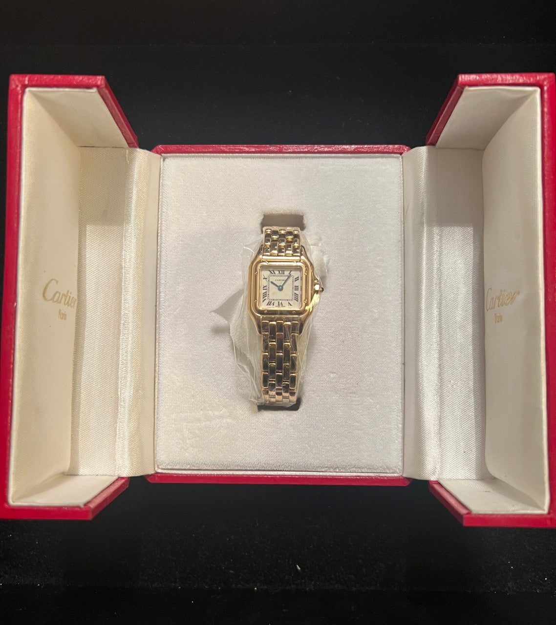 Cartier "Panther" Watch in Gold on Gold
