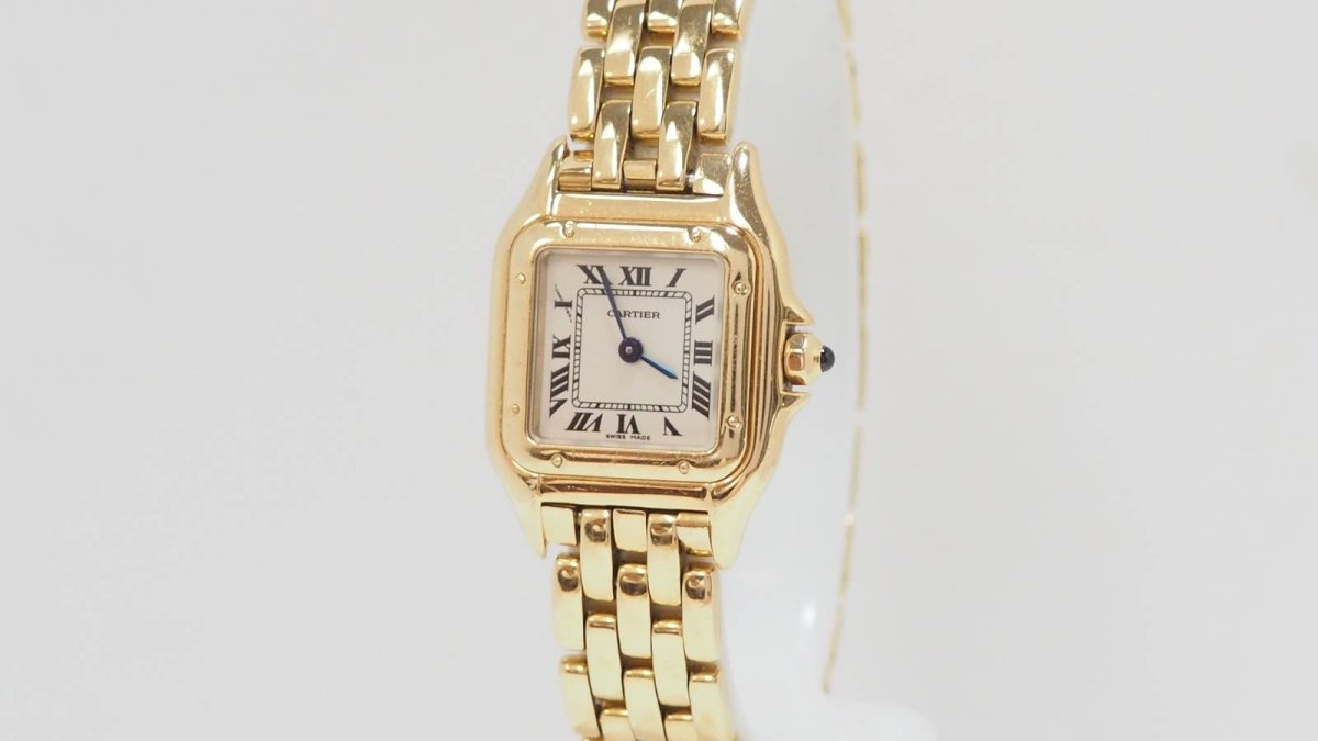 Cartier, Montre Panthere Or jaune Vintage full set - Maison Eloe