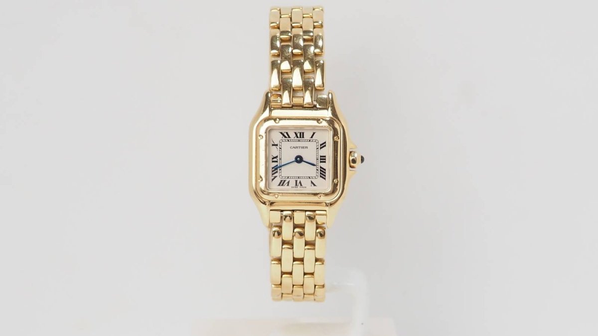 Cartier, Montre Panthere Or jaune Vintage full set - Maison Eloe