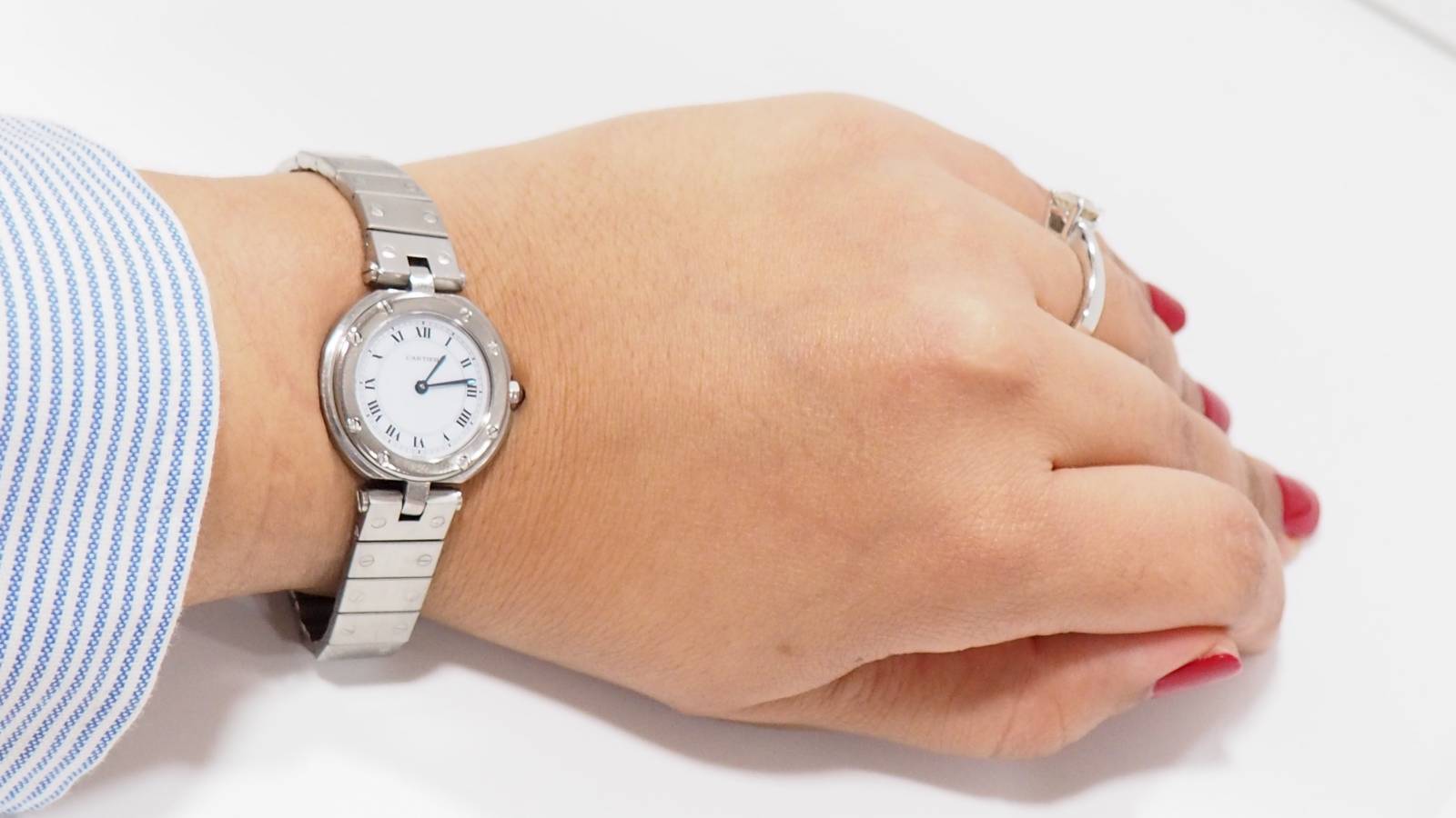 Cartier, Santos Vendôme Watch in Steel on Steel