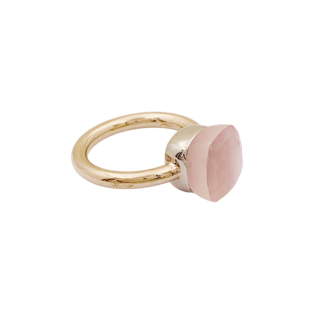 Bague Pomellato, "Nudo Classic", or rose et quartz rose. - Maison Eloe
