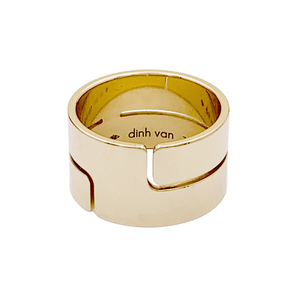 Bague Dinh Van, "Seventies", or jaune. - Maison Eloe