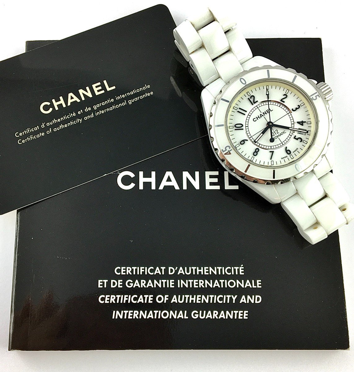 Chanel Montre J12 Céramique Blanche Automatique