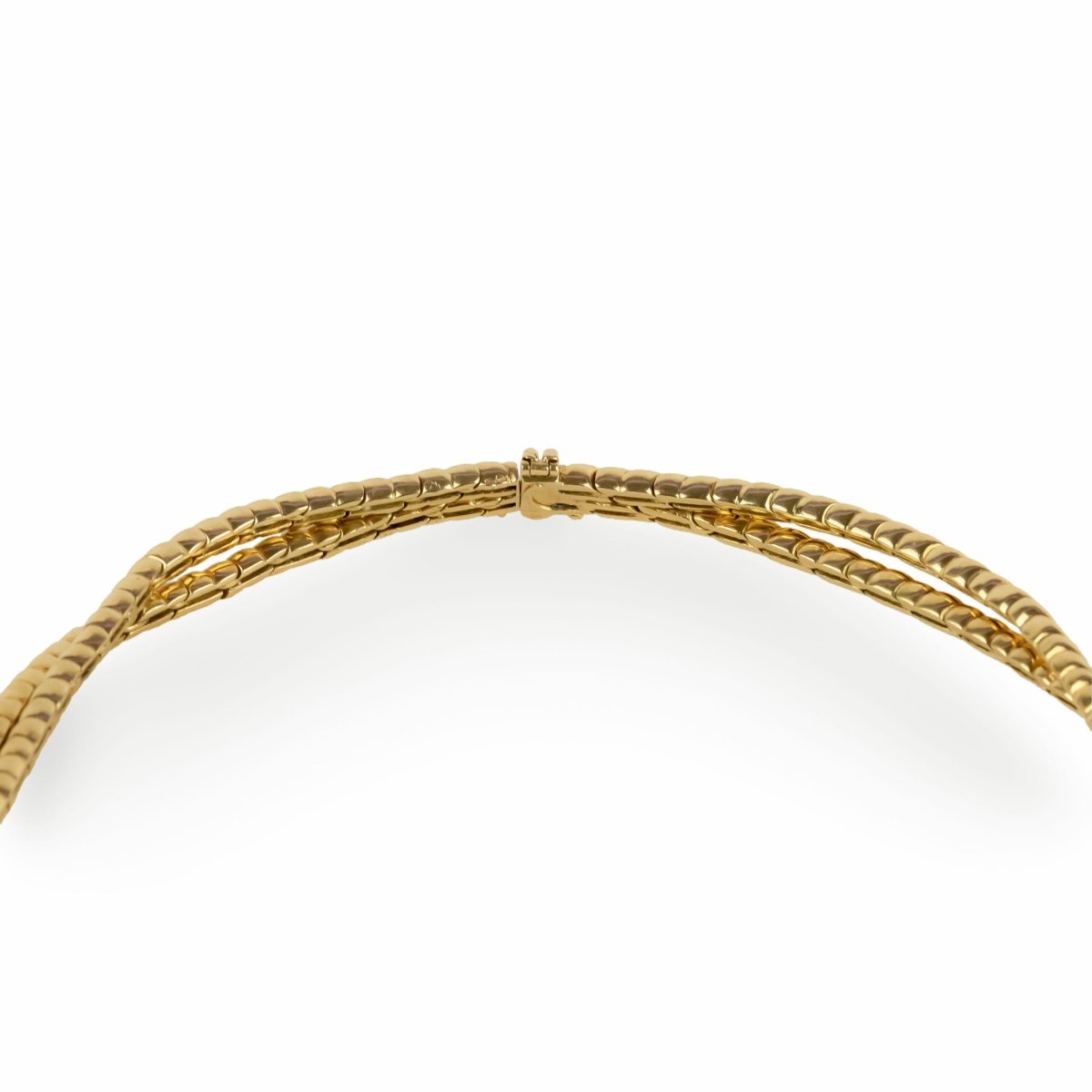Collier Négligé BOUCHERON Vintage Or jaune Diamants - Maison Eloe