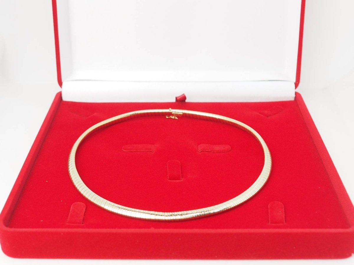 Collier Cartier Tubogas 2 ors Vintage - Maison Eloe