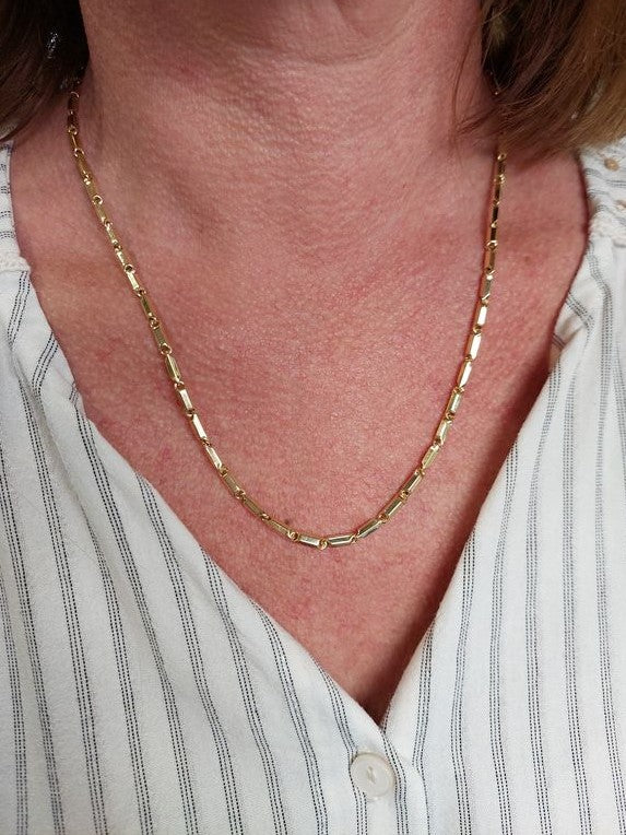 Chimento collier "bamboo" en or jaune