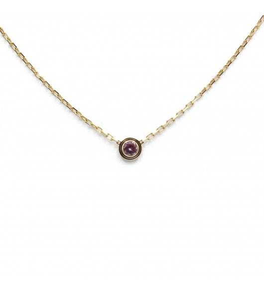 Cartier, "Collier d'Amour" Or, Saphir rose