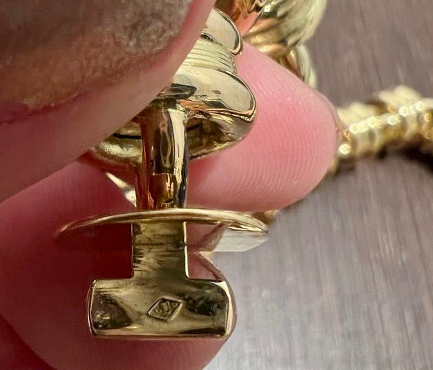 Gold and diamond necklace by Georges Lenfant signed Paloma Picasso and Tiffany