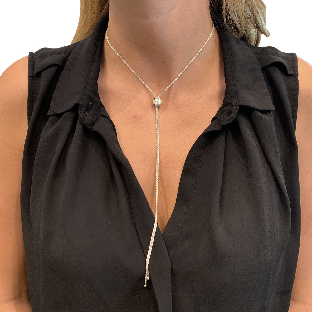 Piaget necklace, "Possession", white gold and diamonds.