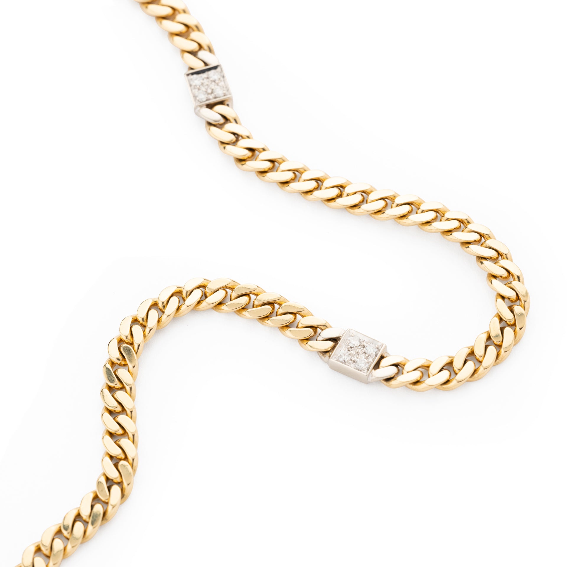 Pomellato gold and diamond sautoir necklace