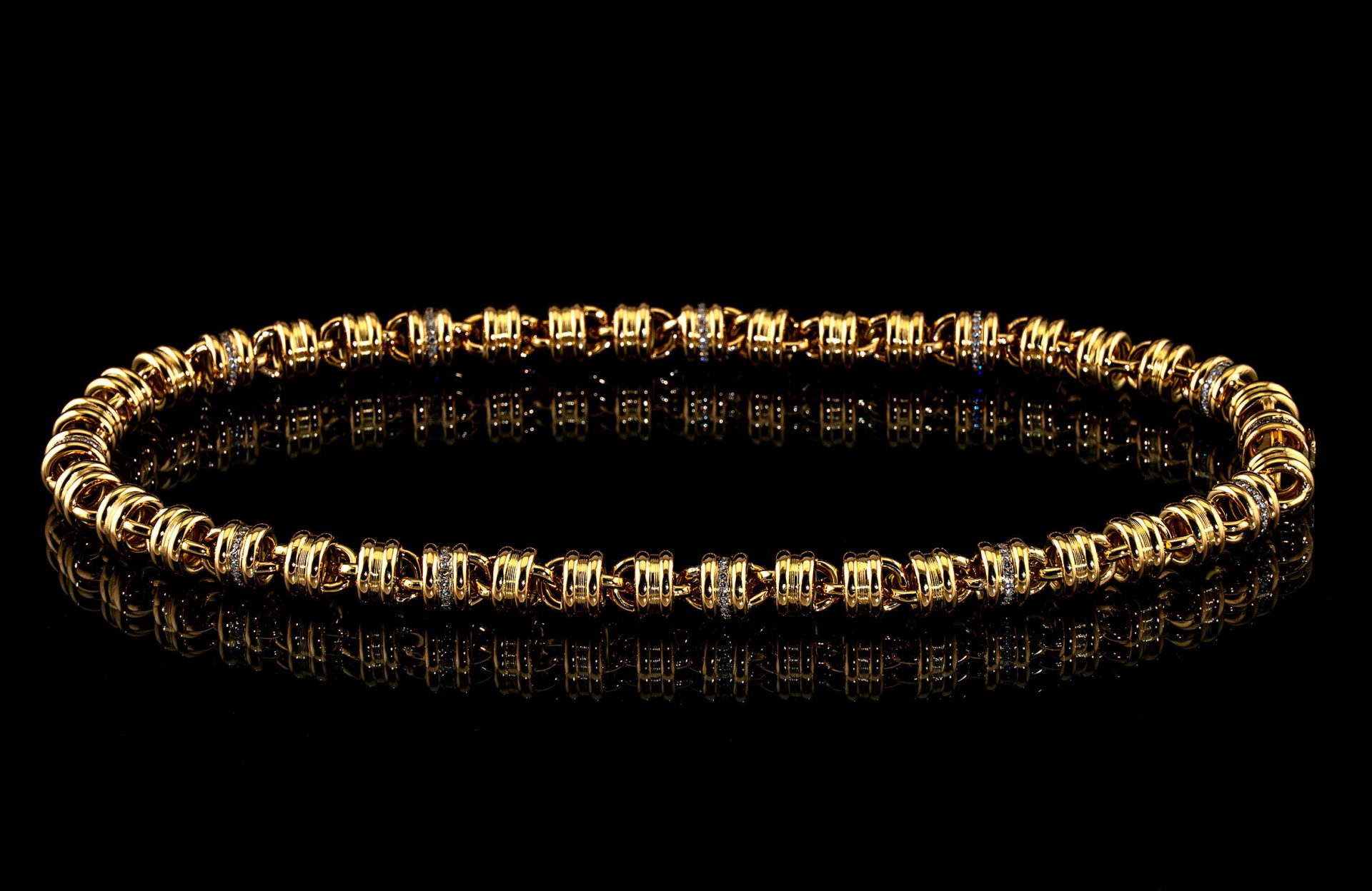 Collier en or et diamants par Georges Lenfant signé Paloma Picasso et Tiffany