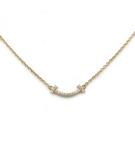 Tiffany, Collier Smile T, Or jaune Diamants