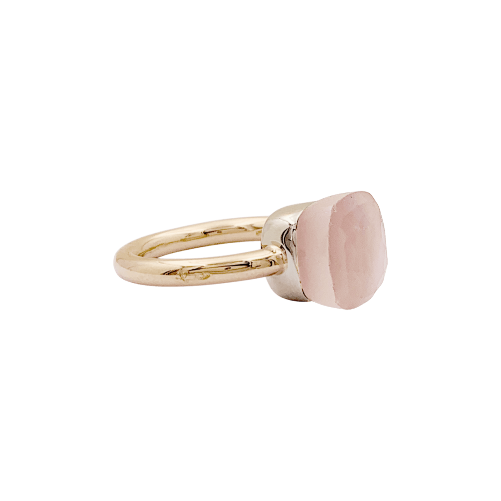 Bague Pomellato, "Nudo Classic", or rose et quartz rose. - Maison Eloe