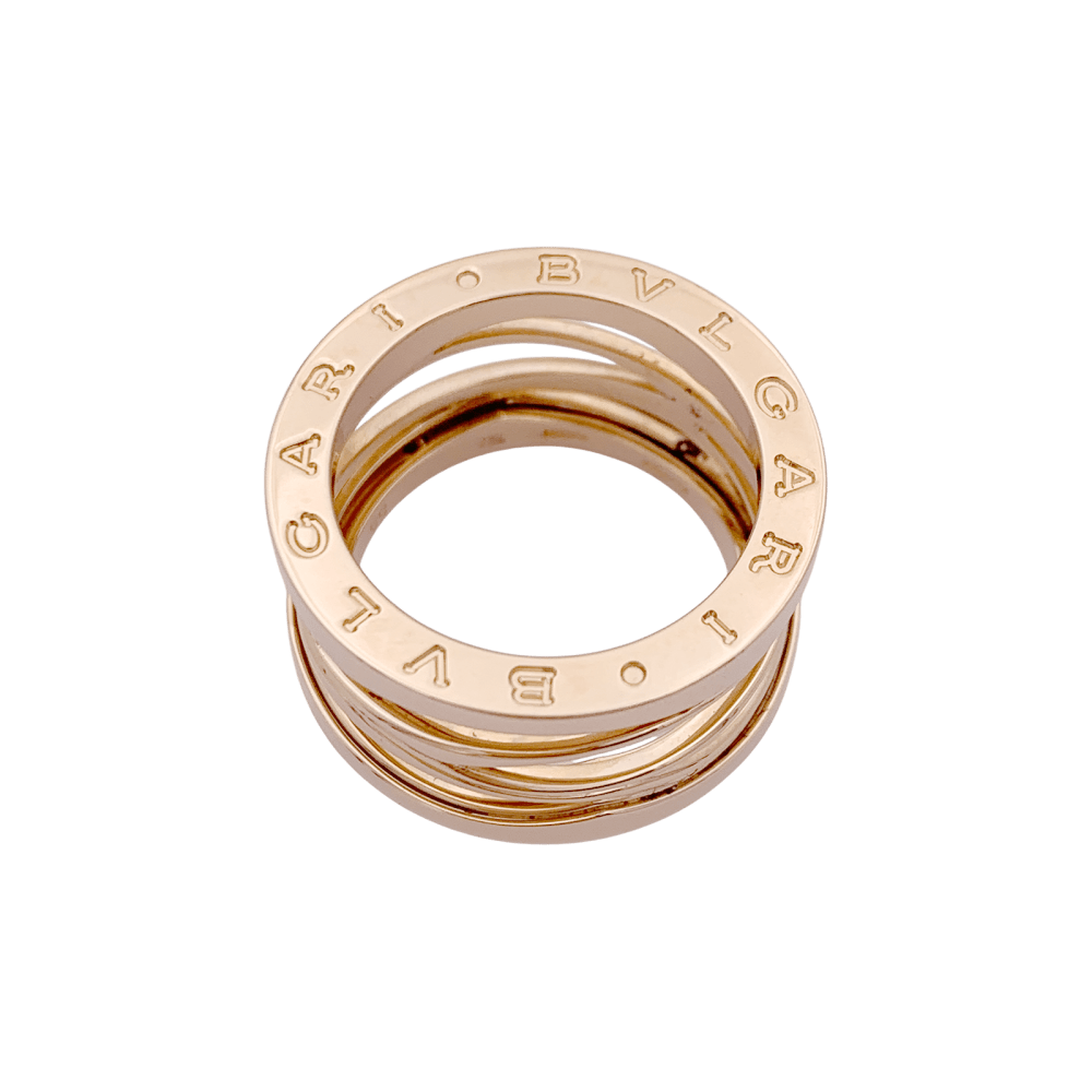 Bague Bulgari “B.Zero1 Zaha Hadid" en or rose.