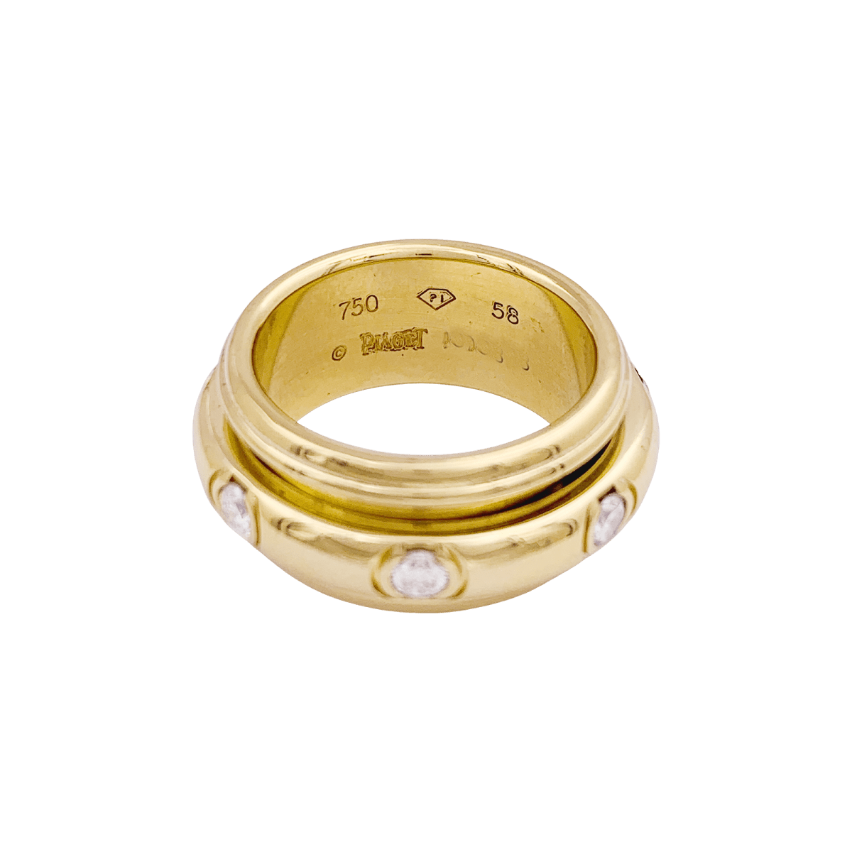 Bague Piaget "Possession" or jaune, diamants. - Maison Eloe