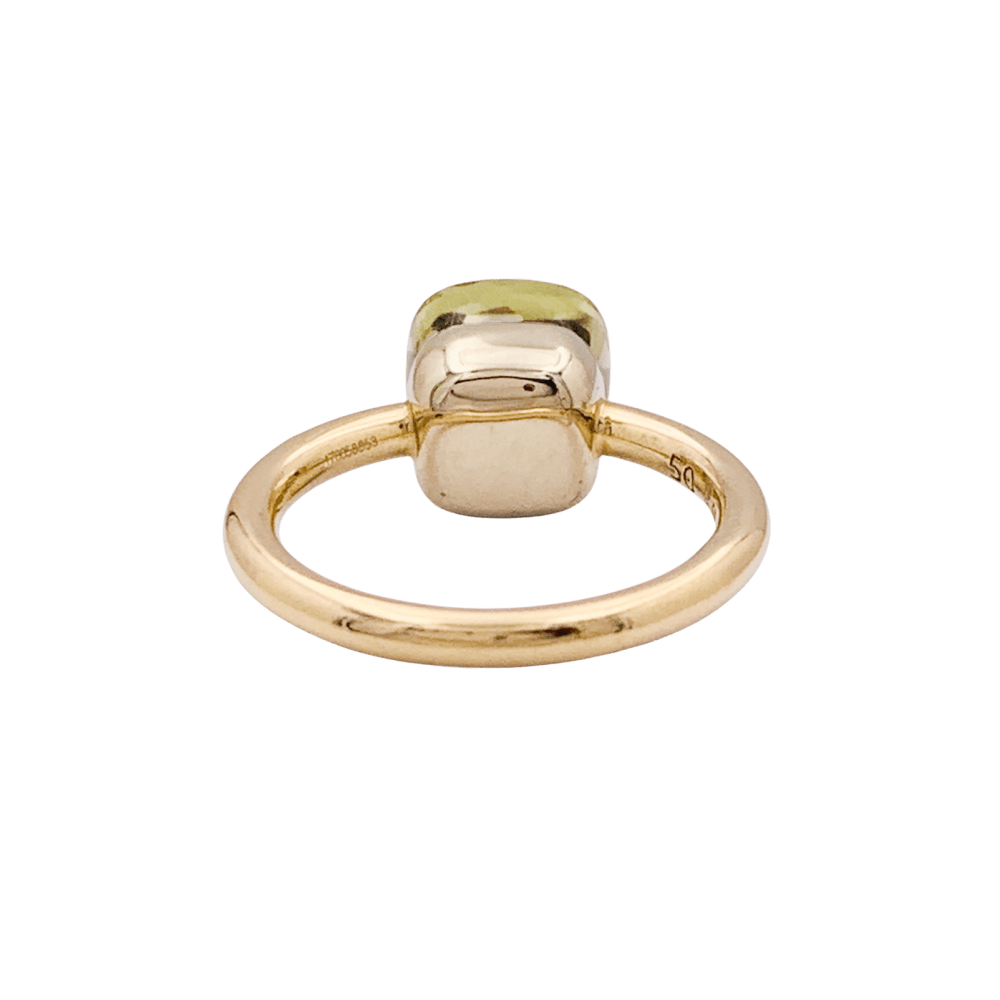 Bague Pomellato, "Nudo", petit modèle, quartz citron.
