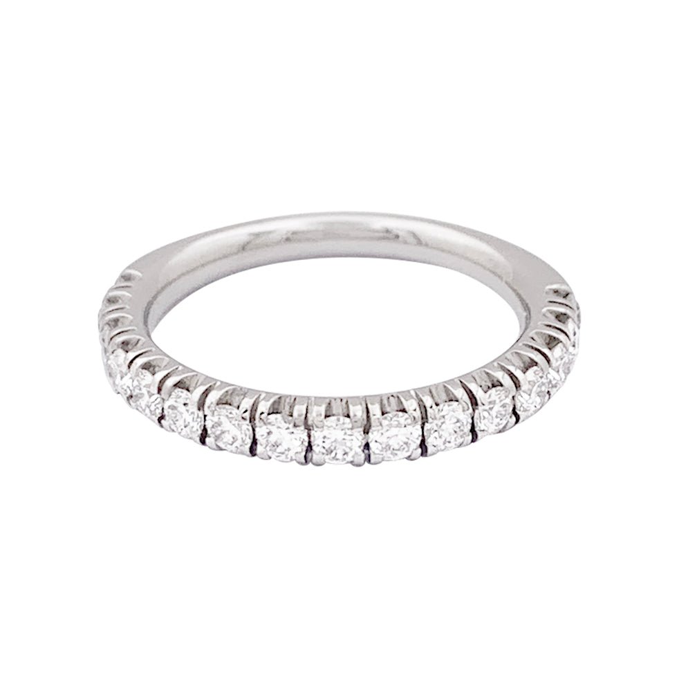 Alliance Cartier "Etincelle" platine, diamants. - Maison Eloe