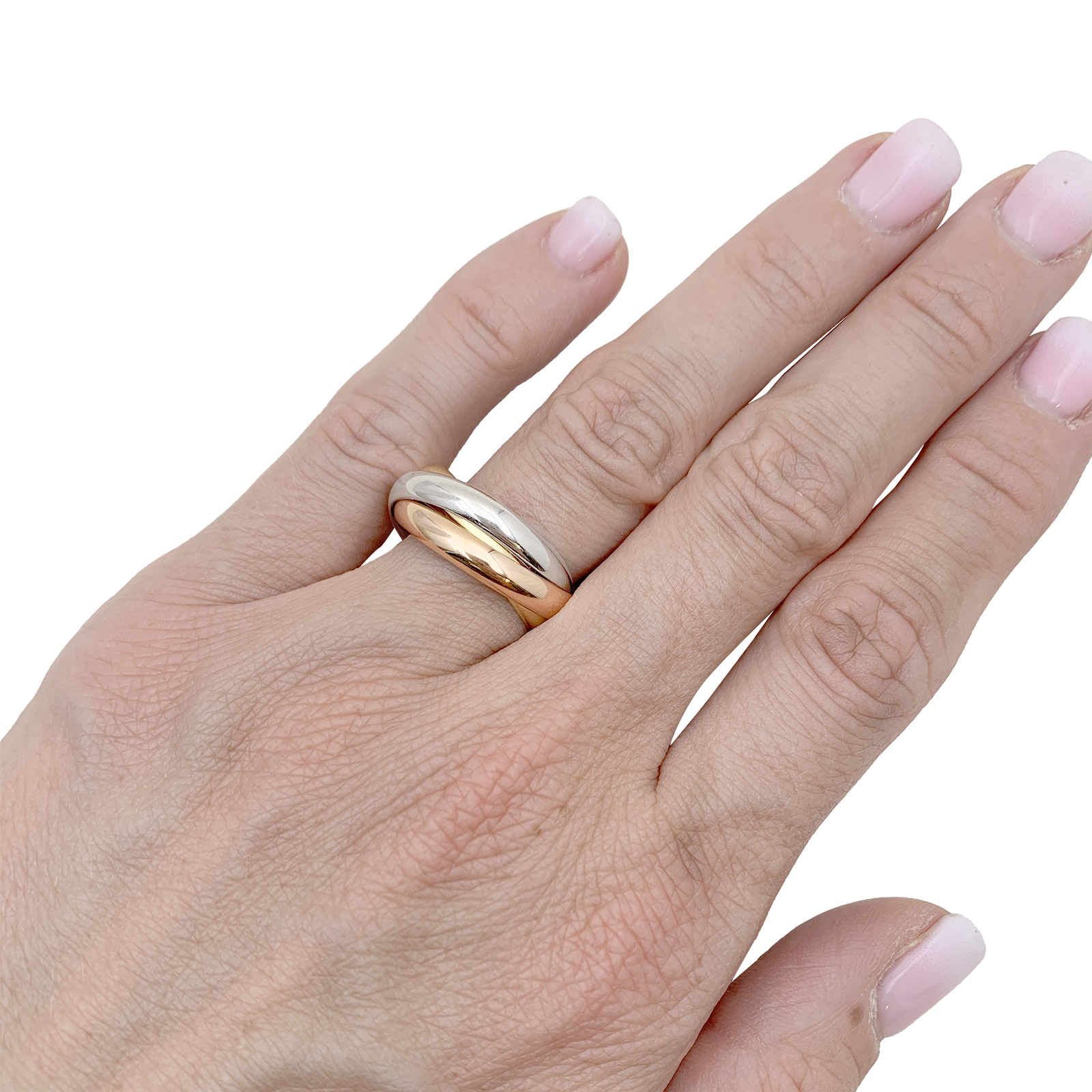 Bague Cartier, "Trinity Classique", 3 ors.