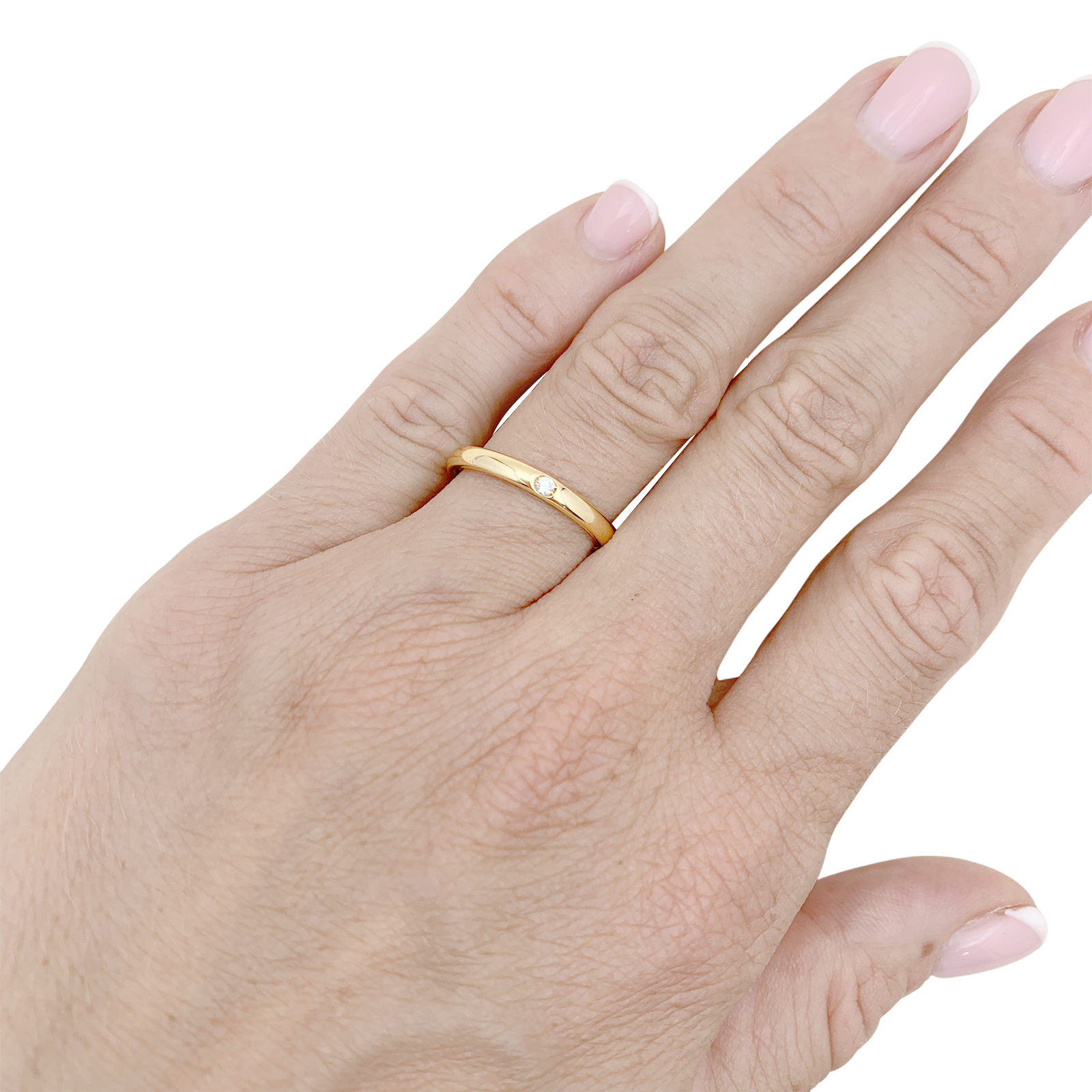 Bague Pomellato, "Lucciole", or jaune, diamant.