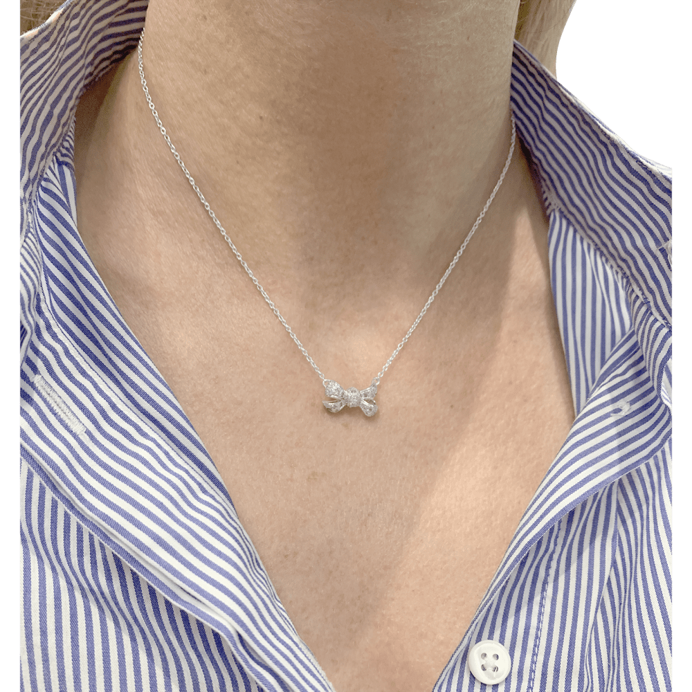 Collier Pomellato, "Forever", or naturel et diamants bruns.