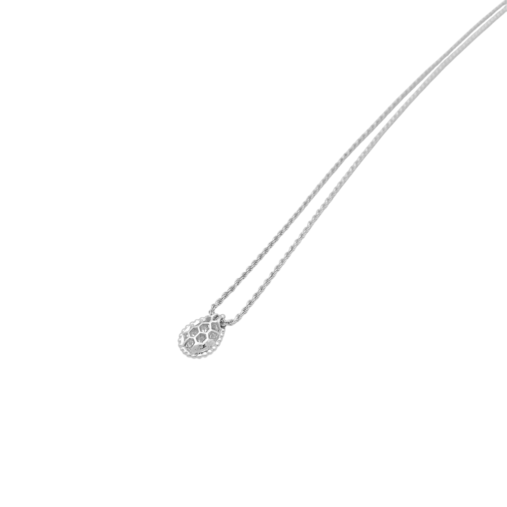 Collier BOUCHERON, Serpent Bohème, or blanc et diamants.
