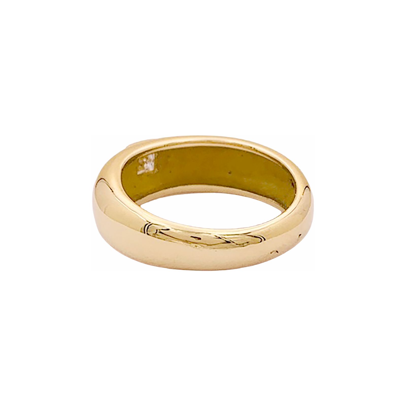 Bague Chaumet, "Anneau", or jaune, diamant princesse.
