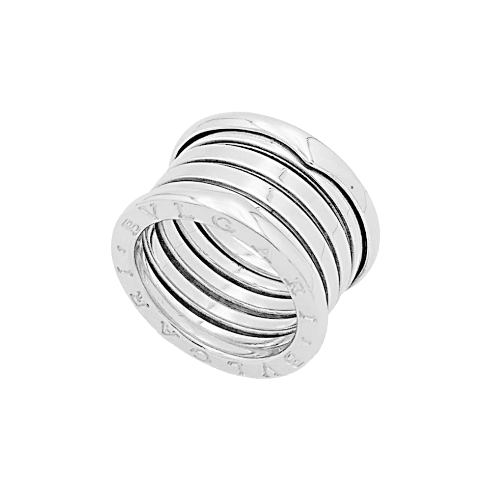 Bague Bulgari, "B.Zero1", or blanc.