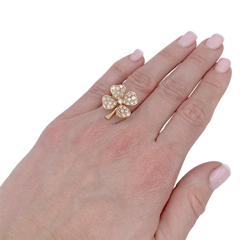 Bague Fred, or jaune, diamants. - Maison Eloe