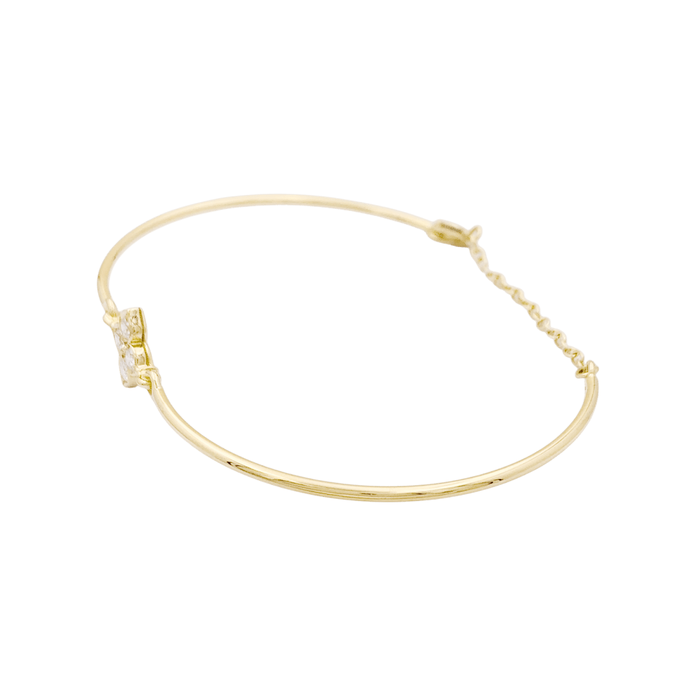 Bracelet Cartier, "Inde Mystérieuse", or jaune, diamants. - Maison Eloe