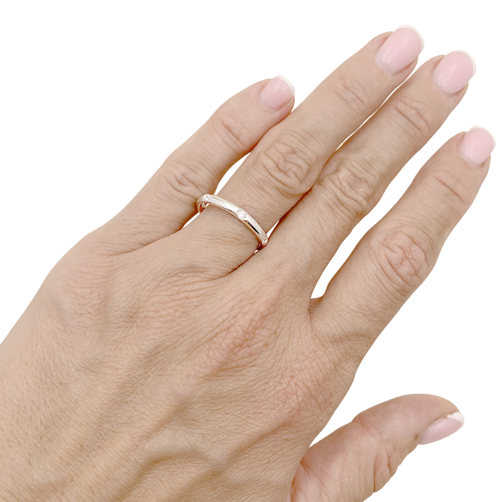 Bague Pomellato, "Lucciole", or blanc, diamants.