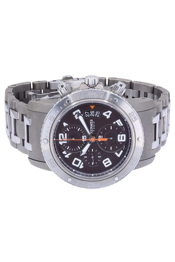 HERMÈS Clipper watch in titanium