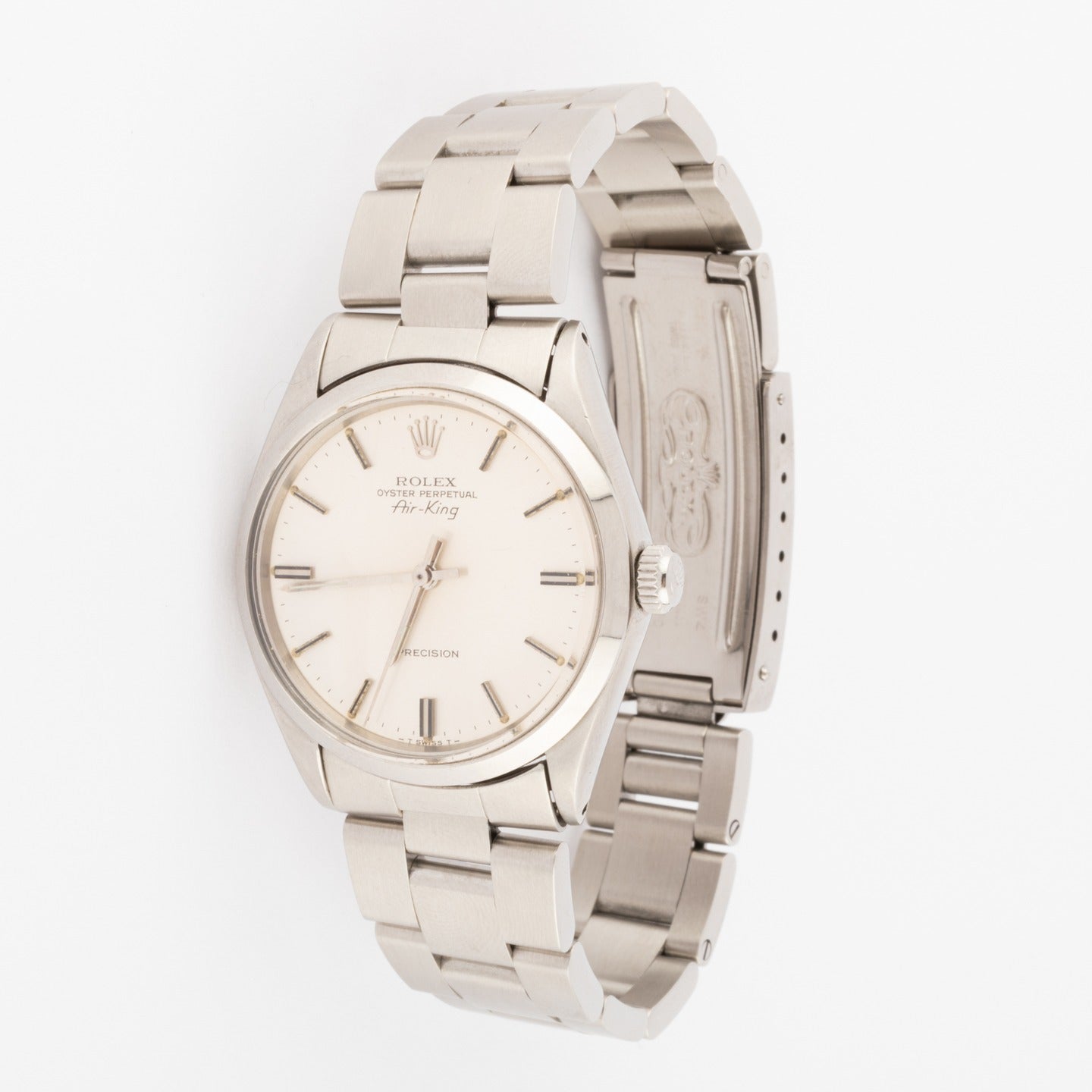 Rolex Air-King steel watch