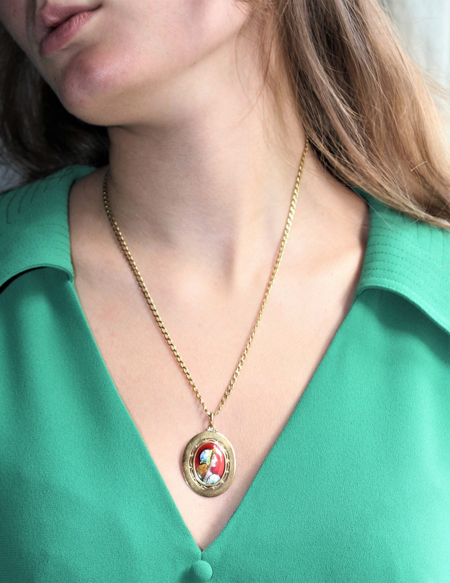 Limoges enamel medal