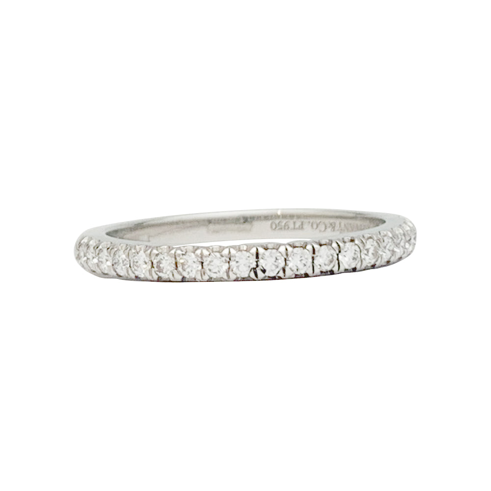 Alliance Tiffany & Co.,"Eternité demi-cercle", platine et diamants.
