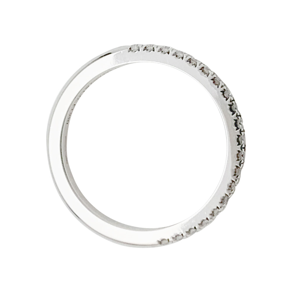 Alliance Tiffany & Co.,"Eternité demi-cercle", platine et diamants.
