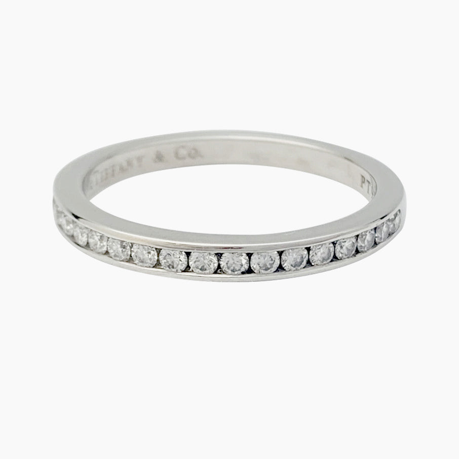 Alliance Tiffany&Co. platine et diamant.