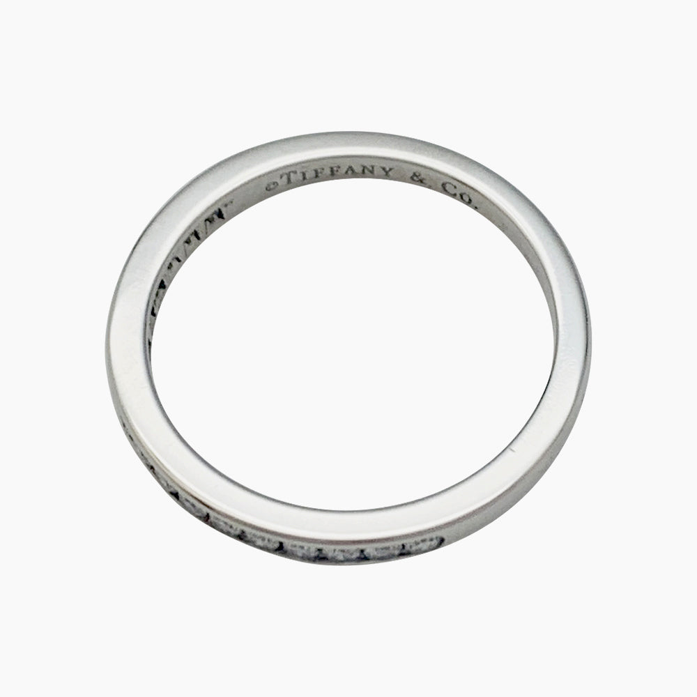 Alliance Tiffany&Co. platine et diamant.