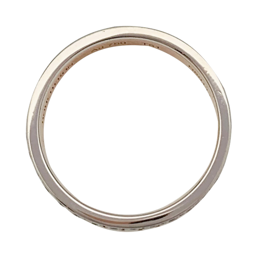 Bague Boucheron, "Alliance Quatre White Edition", deux ors, céramique et diamants.