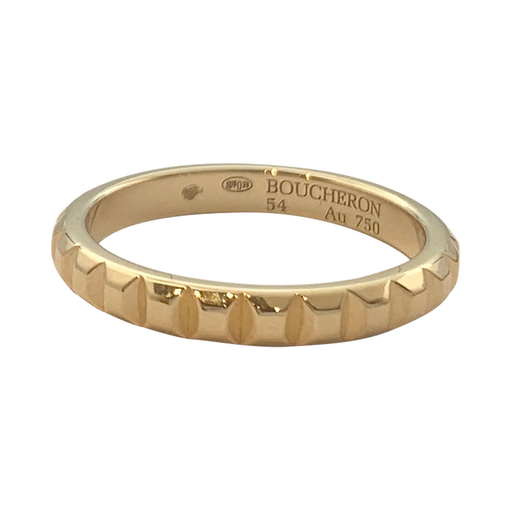 Bague Boucheron, "Clou de Paris", or jaune.