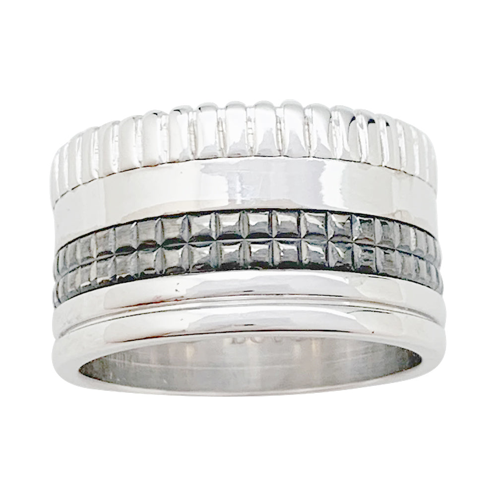 Bague Boucheron, "Quatre Black Edition", en or blanc.