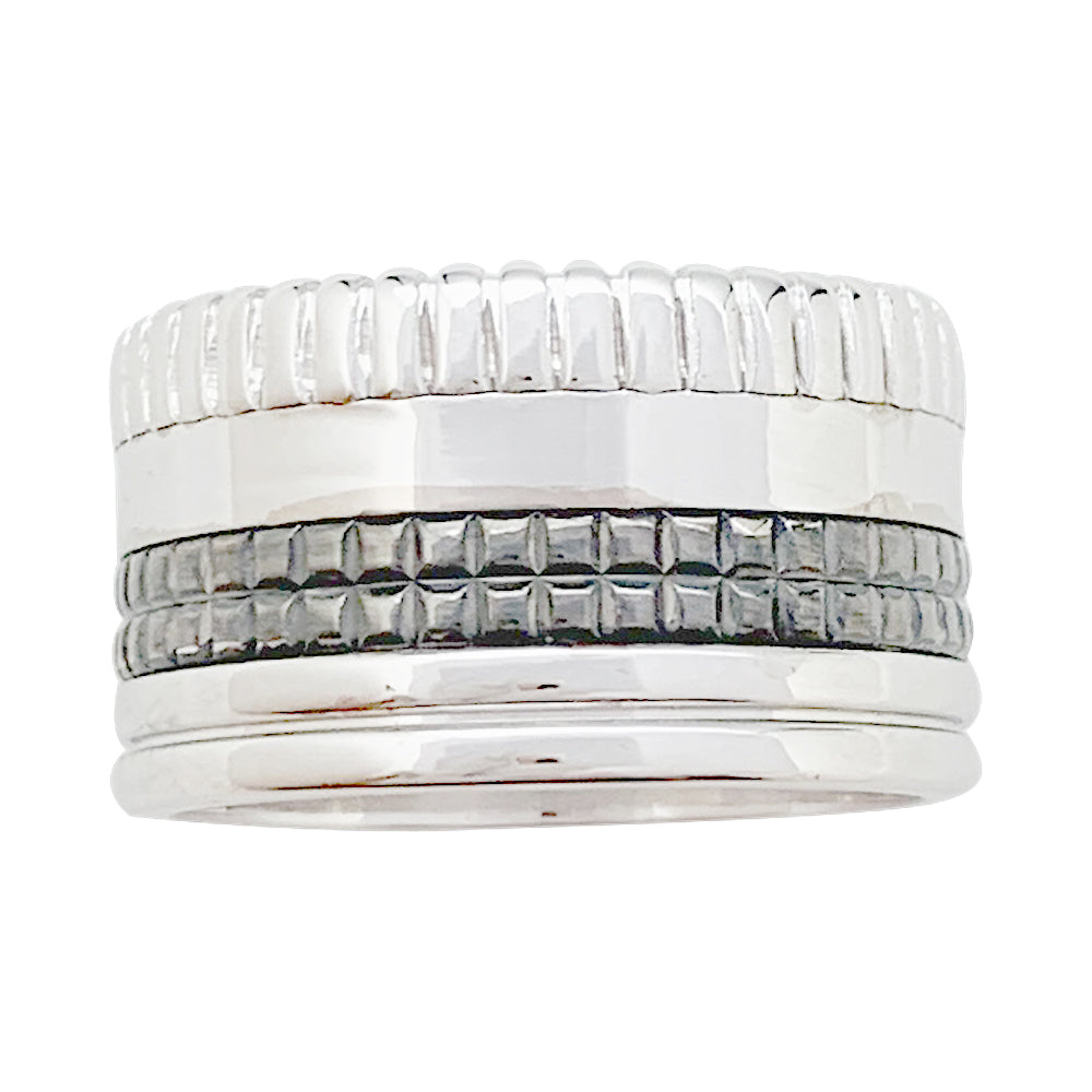Bague Boucheron, "Quatre Black Edition", en or blanc.