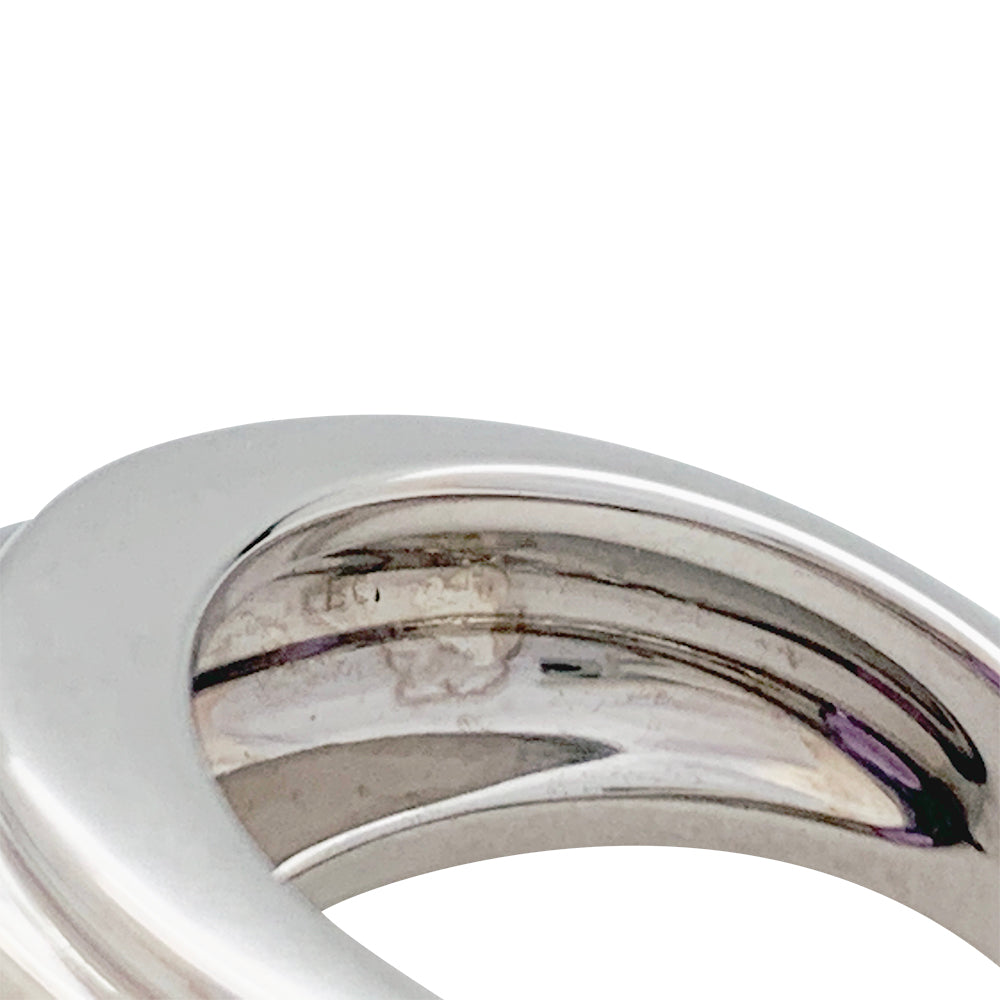 Bague Boucheron, "Roxane", or blanc améthyste.